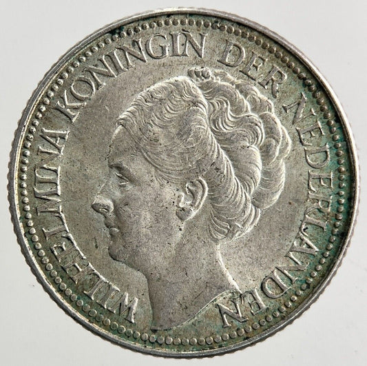 1941 Netherlands 25 Cents Silver Coin | Very High Grade