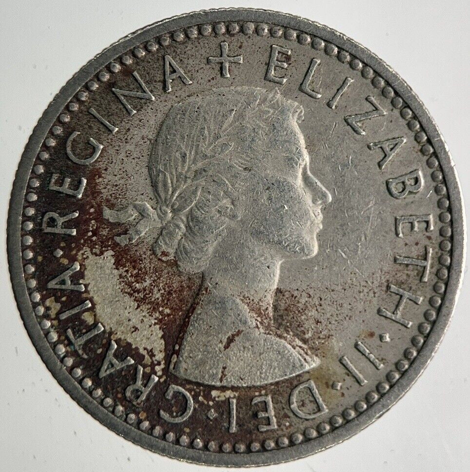 1955 Elizabeth II 2nd Sixpence Coin | Fine Collectable Grade