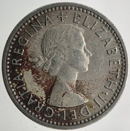 1955 Elizabeth II 2nd Sixpence Coin | Fine Collectable Grade