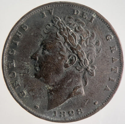 1828 George IV Farthing Coin | Very High Grade | a4462
