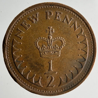 1971 Elizabeth II 2nd New Half - Penny Coin | Very High Grade