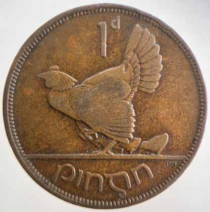 1933 Irish Penny Coin | Fine Collectable Grade | a4731