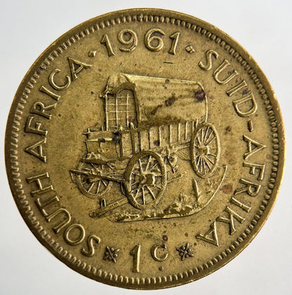 1961 South Africa One Penny Coin | Fine Collectable Grade