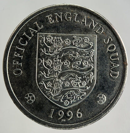 1996 England Football David Platt Midfield Token Coin | Fine Collectable Grade