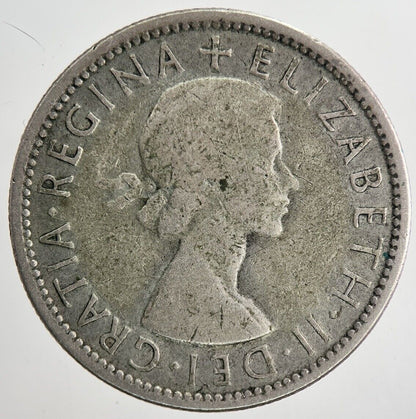 1953 Australia Florin Silver Coin | Fine Collectable Grade | a6739