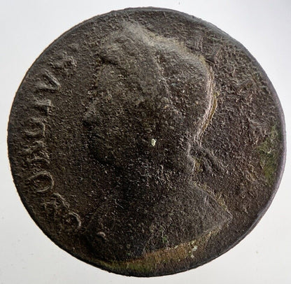 British George II 2nd Half - Penny Coin | Collectable Grade