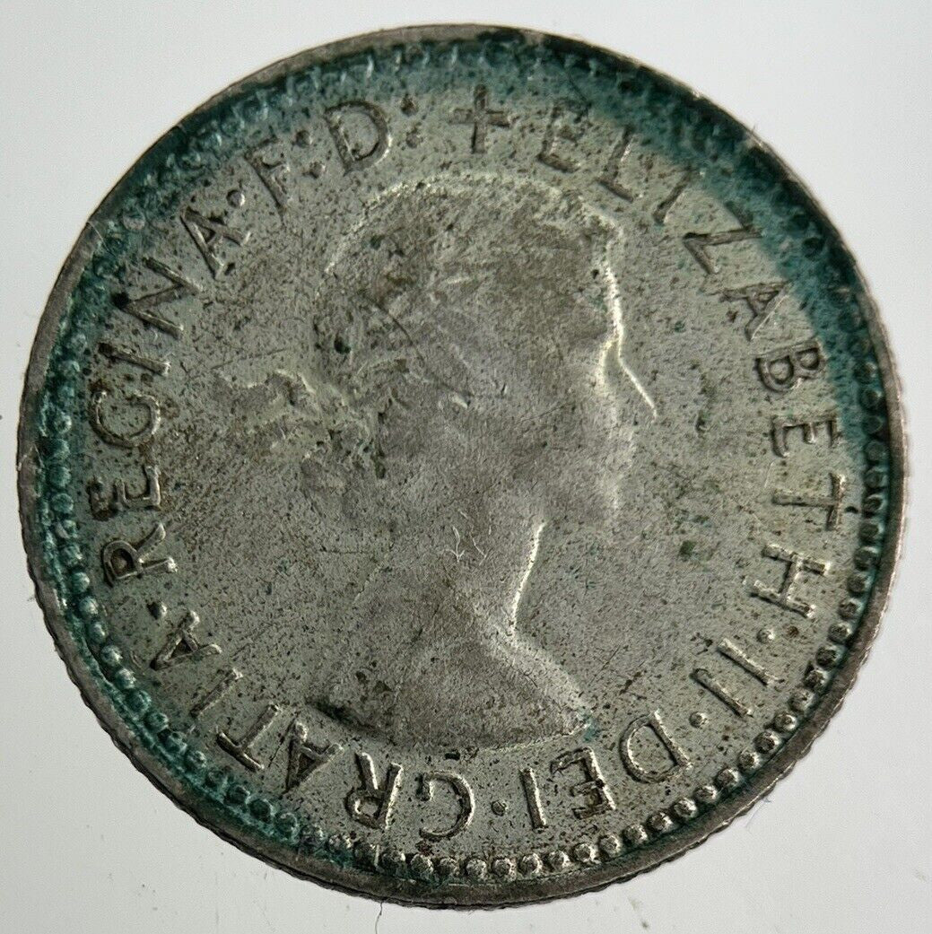 1957 Australia Sixpence Silver Coin | Fine Collectable Grade