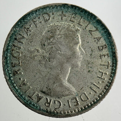1957 Australia Sixpence Silver Coin | Fine Collectable Grade