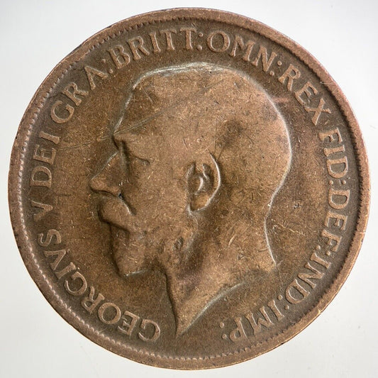 1912 - H George V One Penny Coin | Collectable Grade