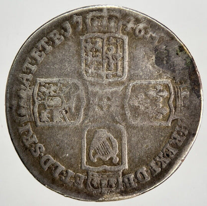 1746 George 2nd II Sixpence Silver Coin | Collectable Grade | a1995