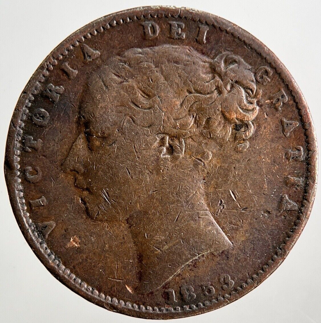 1853 Victoria Farthing Coin | Collectable Grade | a3401