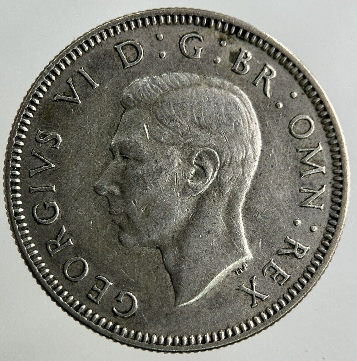 1938 George VI Shilling Silver Coin | Fine Collectable Grade