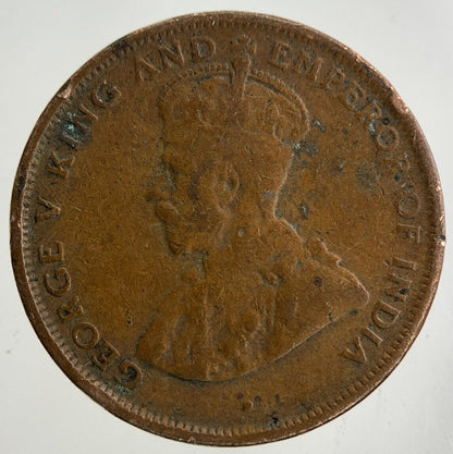 1925 Ceylon 1 One Cent Coin | Collectable Grade