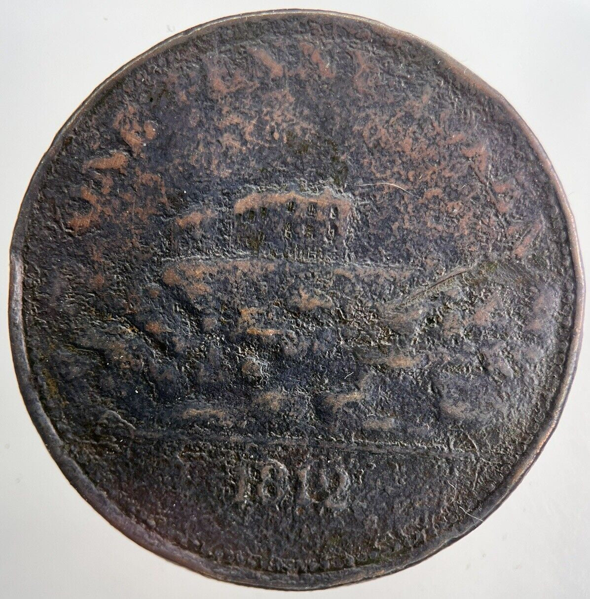 1812 Nottingham J M Fellows Token One Penny | Collectable Grade | a6556