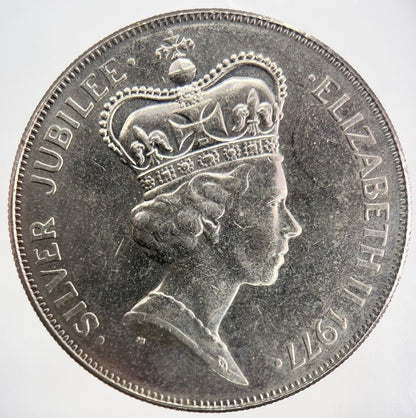 1977 Elizabeth II 2nd Silver Jubilee BP Medal Coin | Collectable Grade