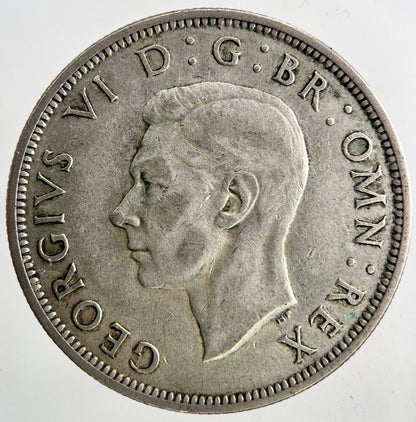 1937 George VI Half - Crown Silver Coin | Fine Collectable Grade