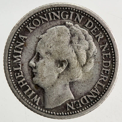 1947 Netherlands 1/10 Gulden Silver Coin | Fine Collectable Grade