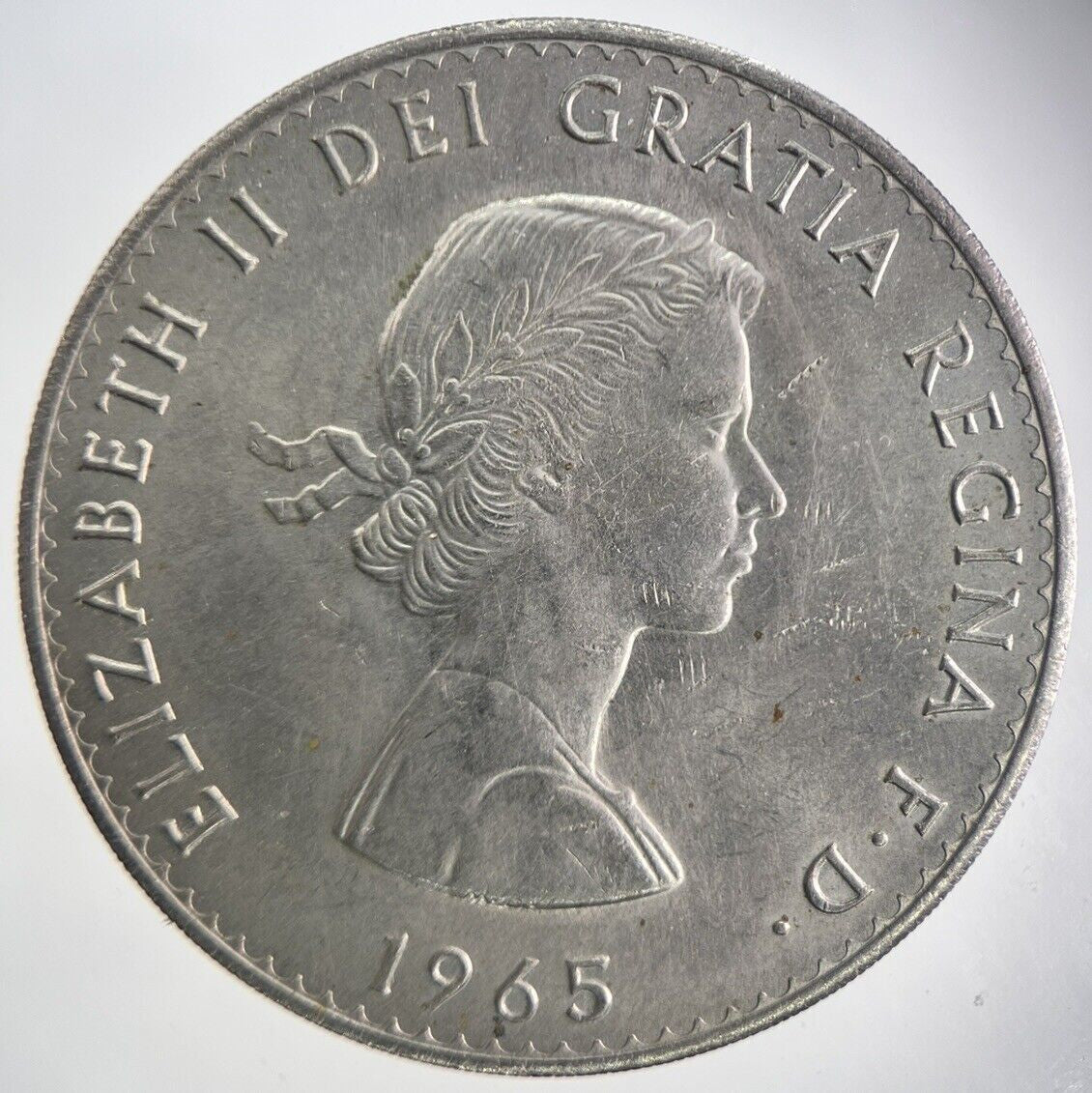 1965 Winston Churchill Crown Coin | Fine Collectable Grade | a276