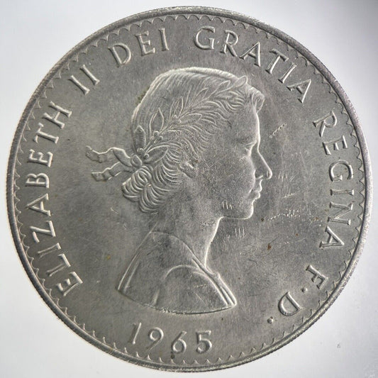 1965 Winston Churchill Crown Coin | Fine Collectable Grade | a276