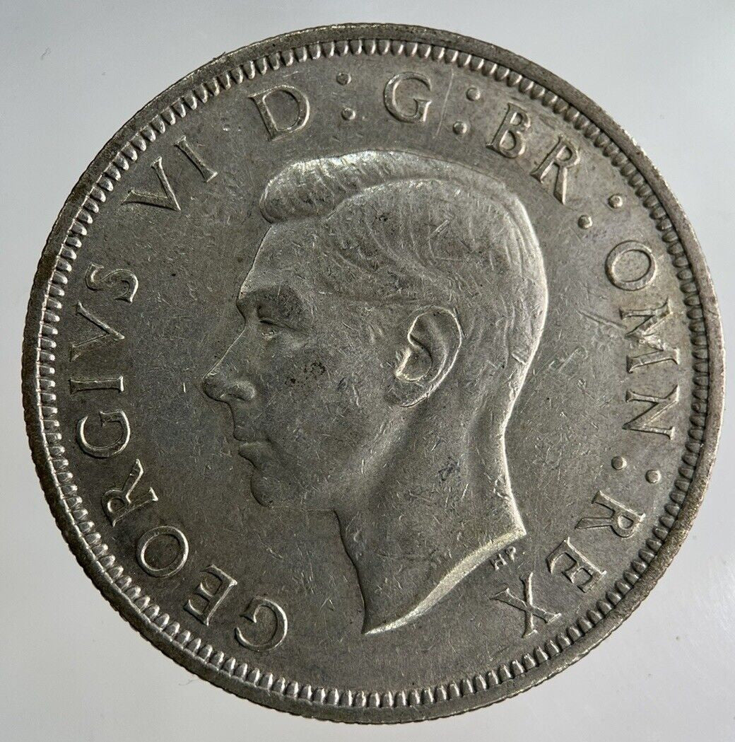 1946 George VI Half - Crown Silver Coin | Fine Collectable Grade