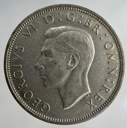 1946 George VI Half - Crown Silver Coin | Fine Collectable Grade