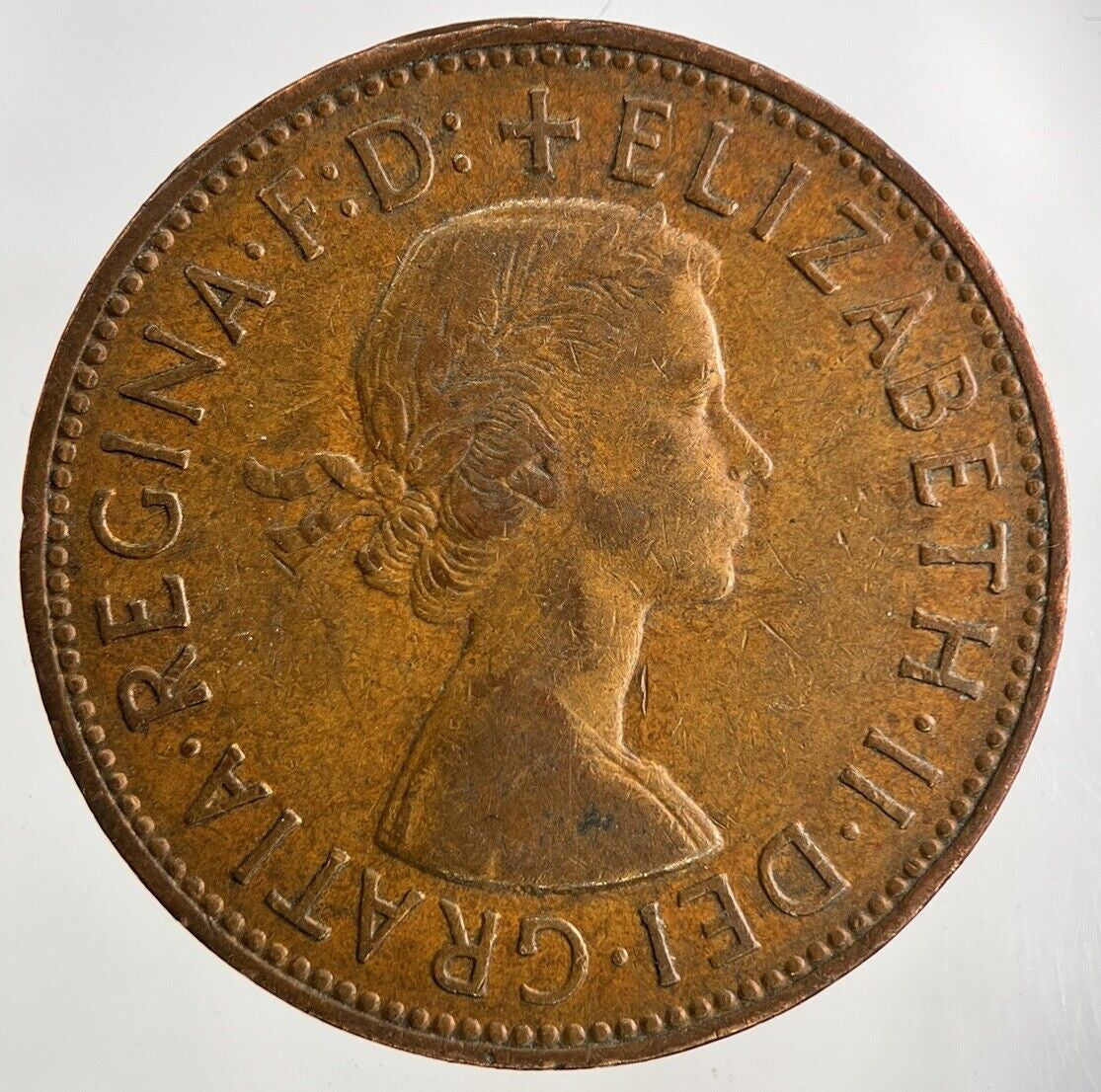1962 Elizabeth II 2nd One Penny Coin | Fine Collectable Grade
