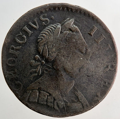 1775 George 3rd III Half - Penny British Coin | Fine Collectable Grade a9740