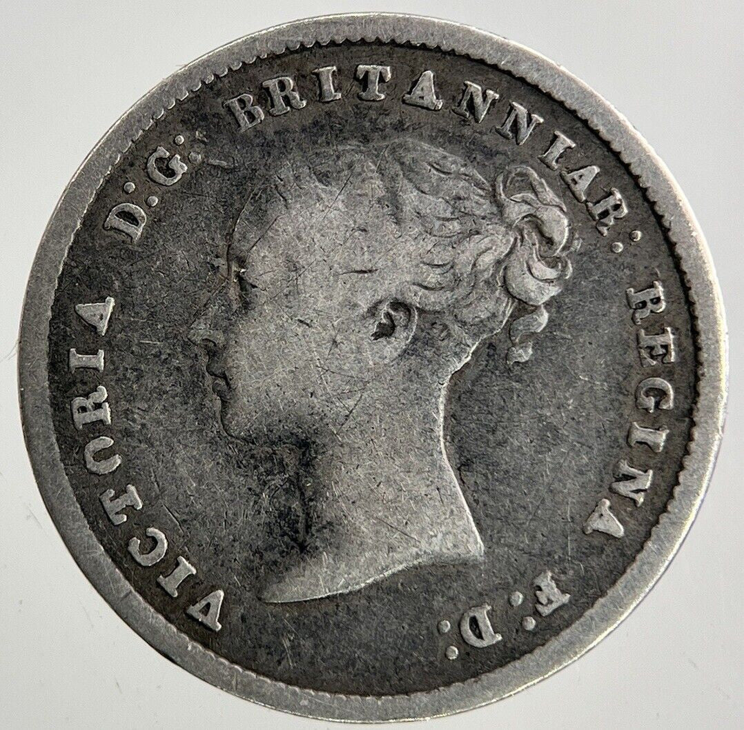 1845 Victoria Maundy Four - Pence Silver Coin | Fine Collectable Grade