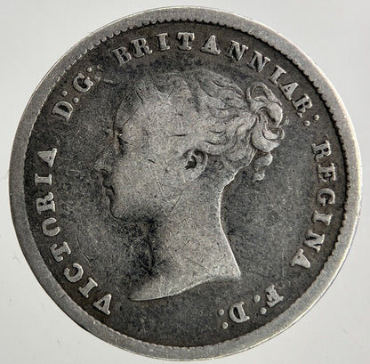 1845 Victoria Maundy Four - Pence Silver Coin | Fine Collectable Grade