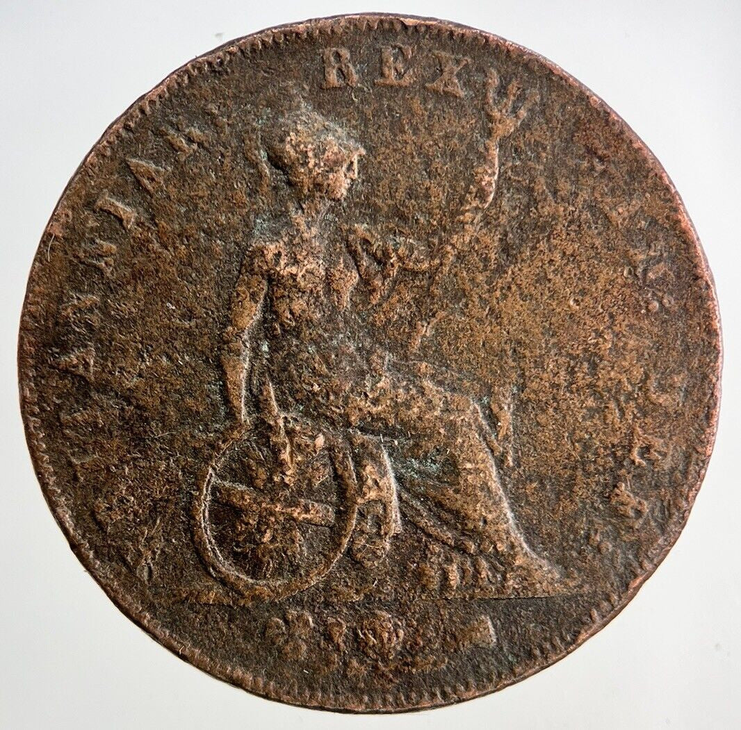 1826 George IV Half - Penny Coin | Collectable Grade