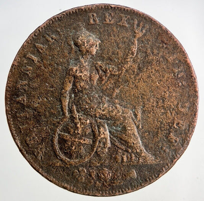 1826 George IV Half - Penny Coin | Collectable Grade