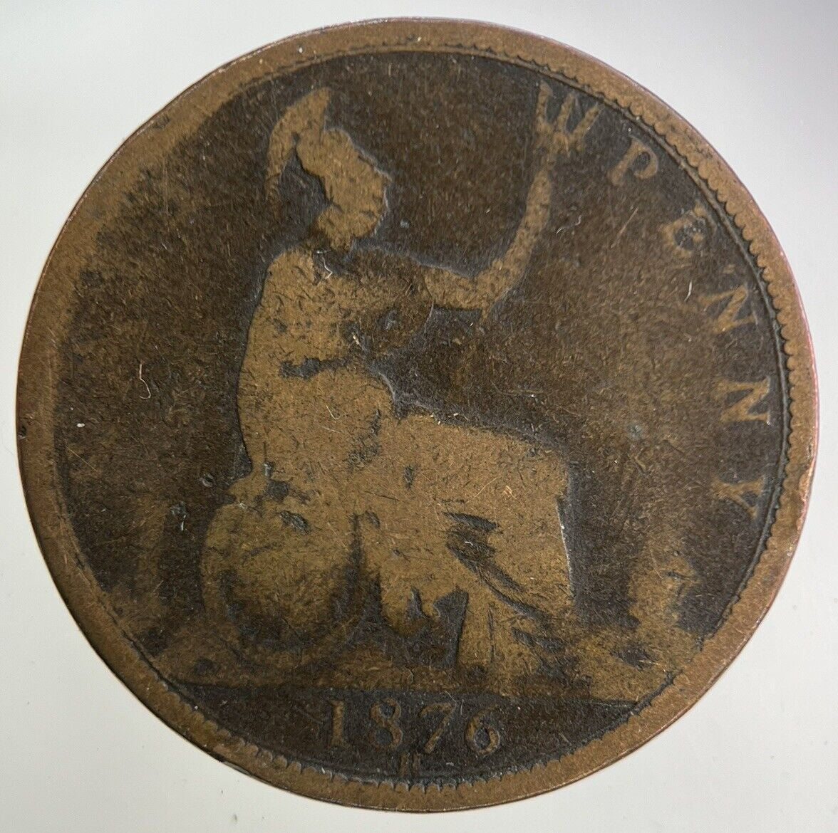1876 - H Victoria Half - Penny Coin | Collectable Grade