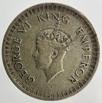 1944 India 1/2 Half Rupee Silver Coin | Very High Grade