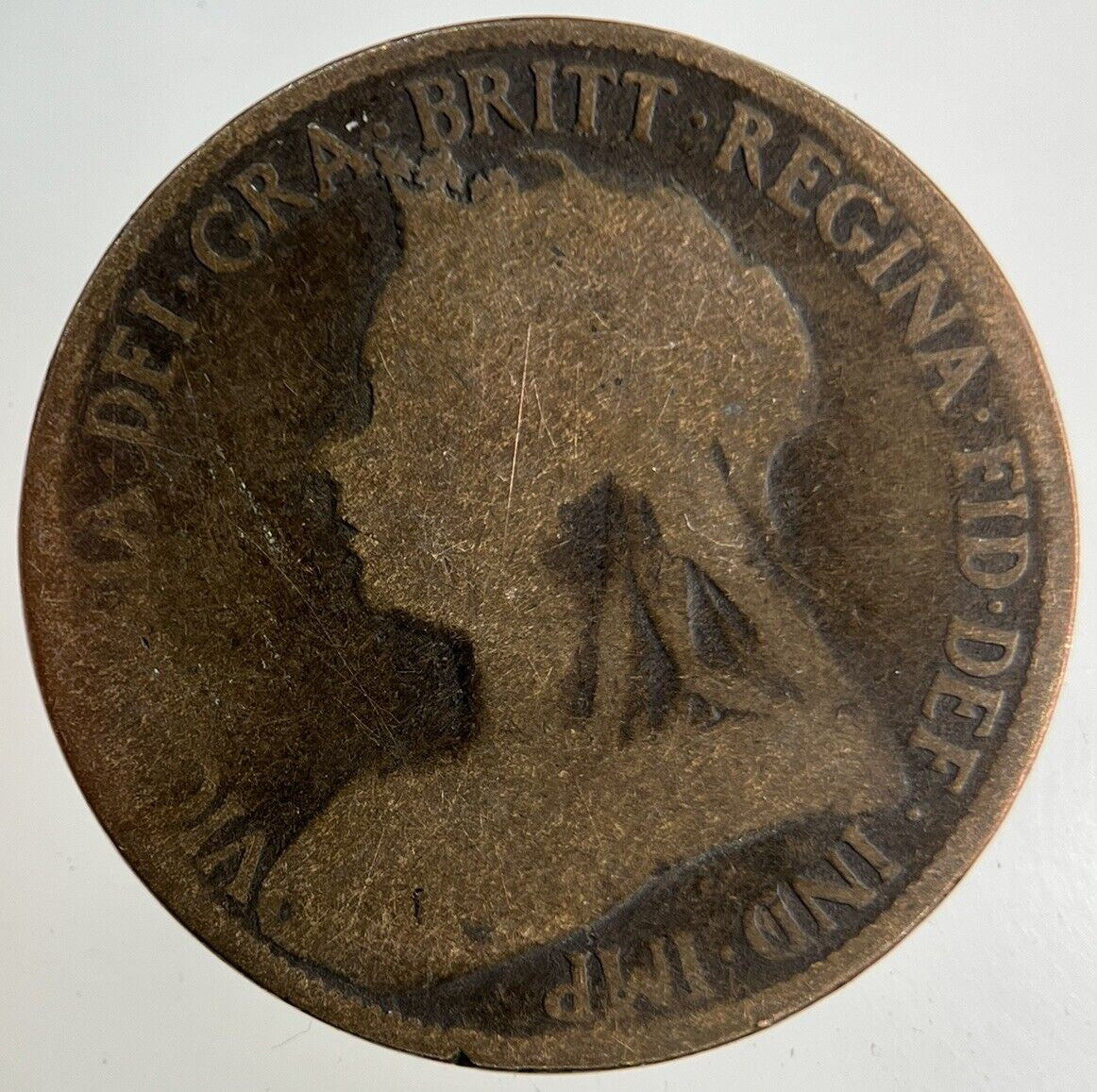 1896 Victoria Half - Penny Coin | Collectable Grade