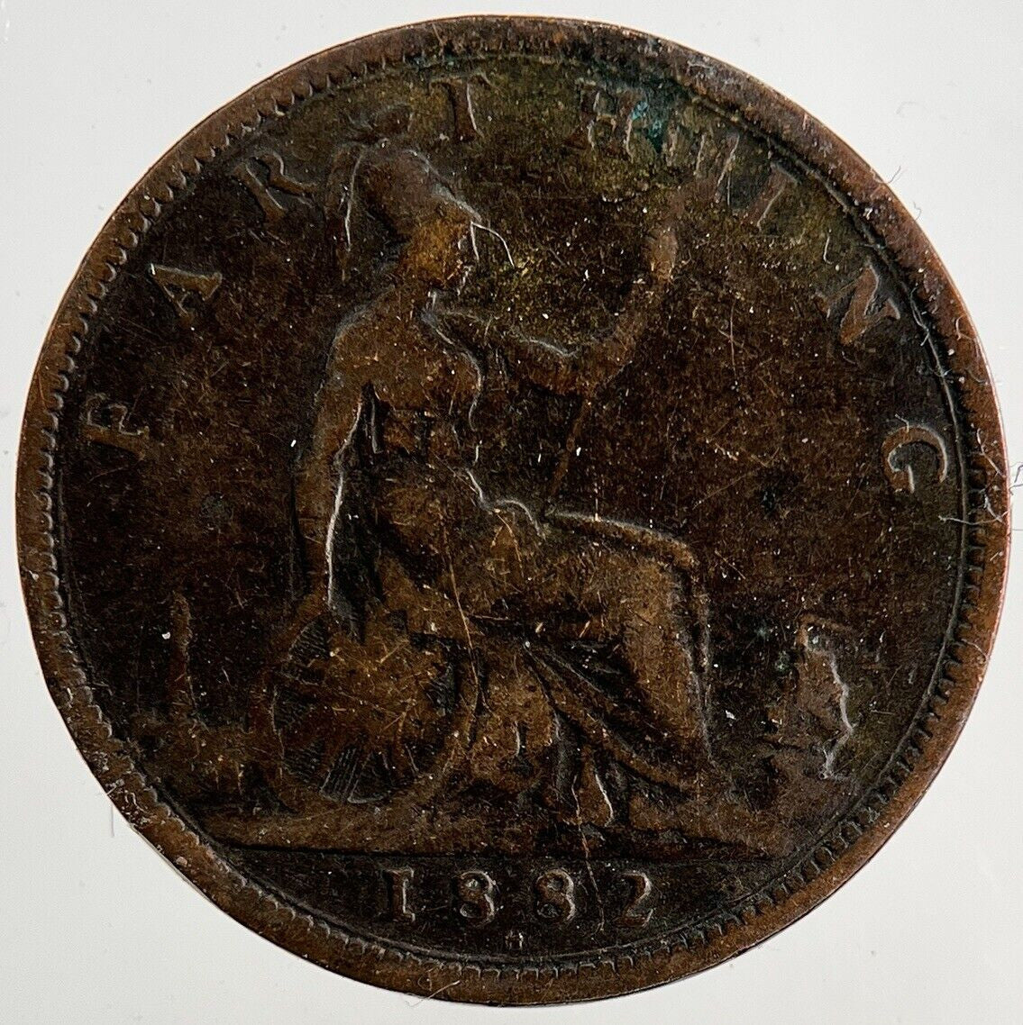 1882 - H Victoria Farthing Coin | Collectable Grade