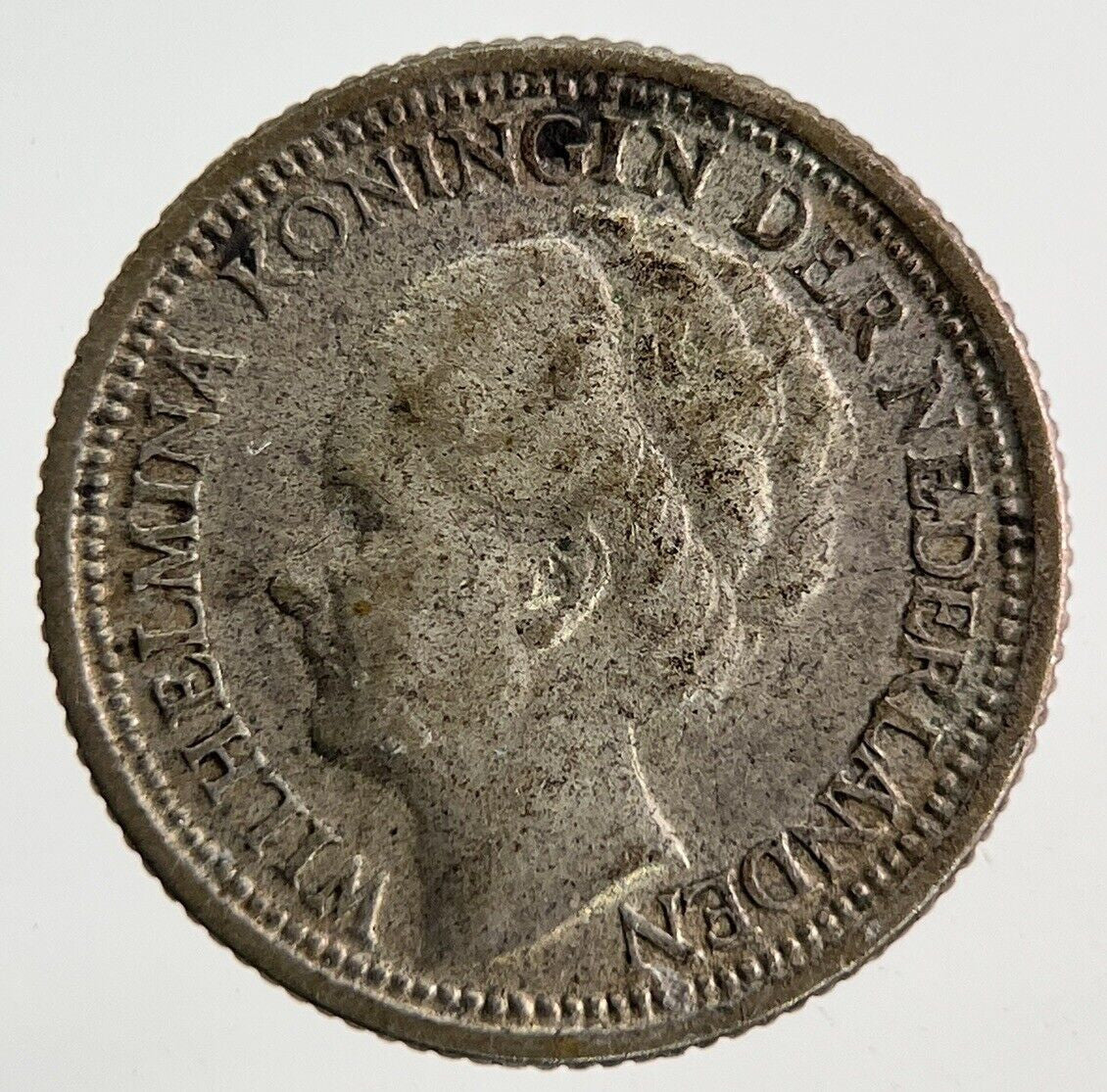 1938 Netherlands 10 Cents Silver Coin | Fine Collectable Grade