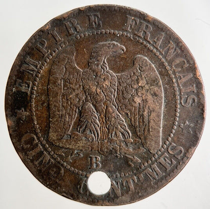 1856 France 5 Centimes Coin | Collectable Grade