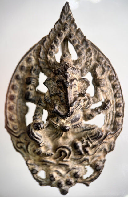 Thailand Old Thailand Thai Buddha Hindu Charm Metal Statue Amulet | Height 6cm