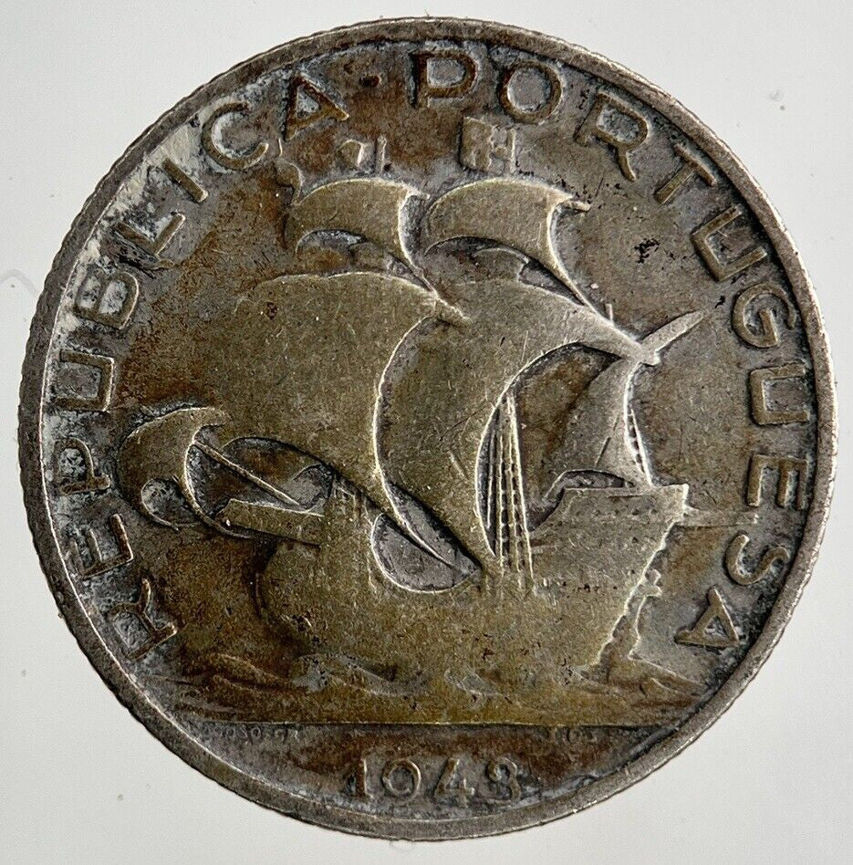 1943 Portugal 2.5 Escudos Silver Coin | Collectable Grade