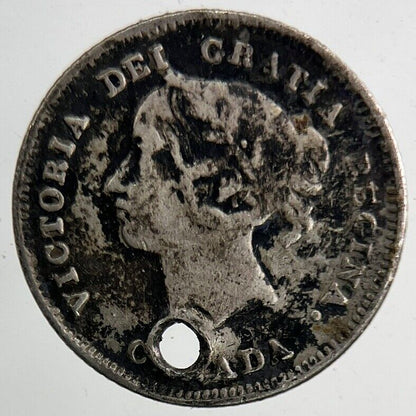 1883 - H Canada 5 Cents Silver Coin | Collectable Grade