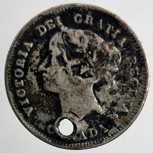 1883 - H Canada 5 Cents Silver Coin | Collectable Grade