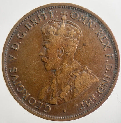 1919 Australia One Half Penny Coin | Fine Collectable Grade | a7746