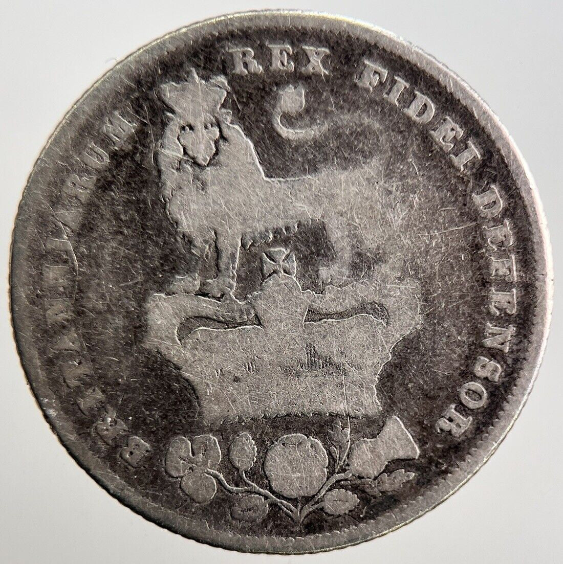 1825 George IV Shilling Silver Coin | Fair Grade | a2903