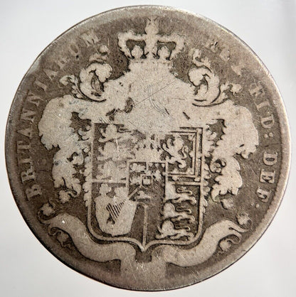 1825 George IV Half - Crown Silver Coin | Collectable Grade | a2484