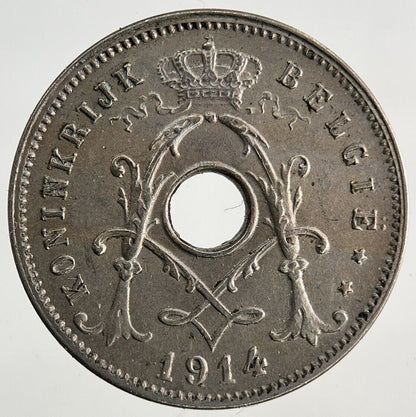 1914 Belgium 5 Centimes Coin | Very High Grade