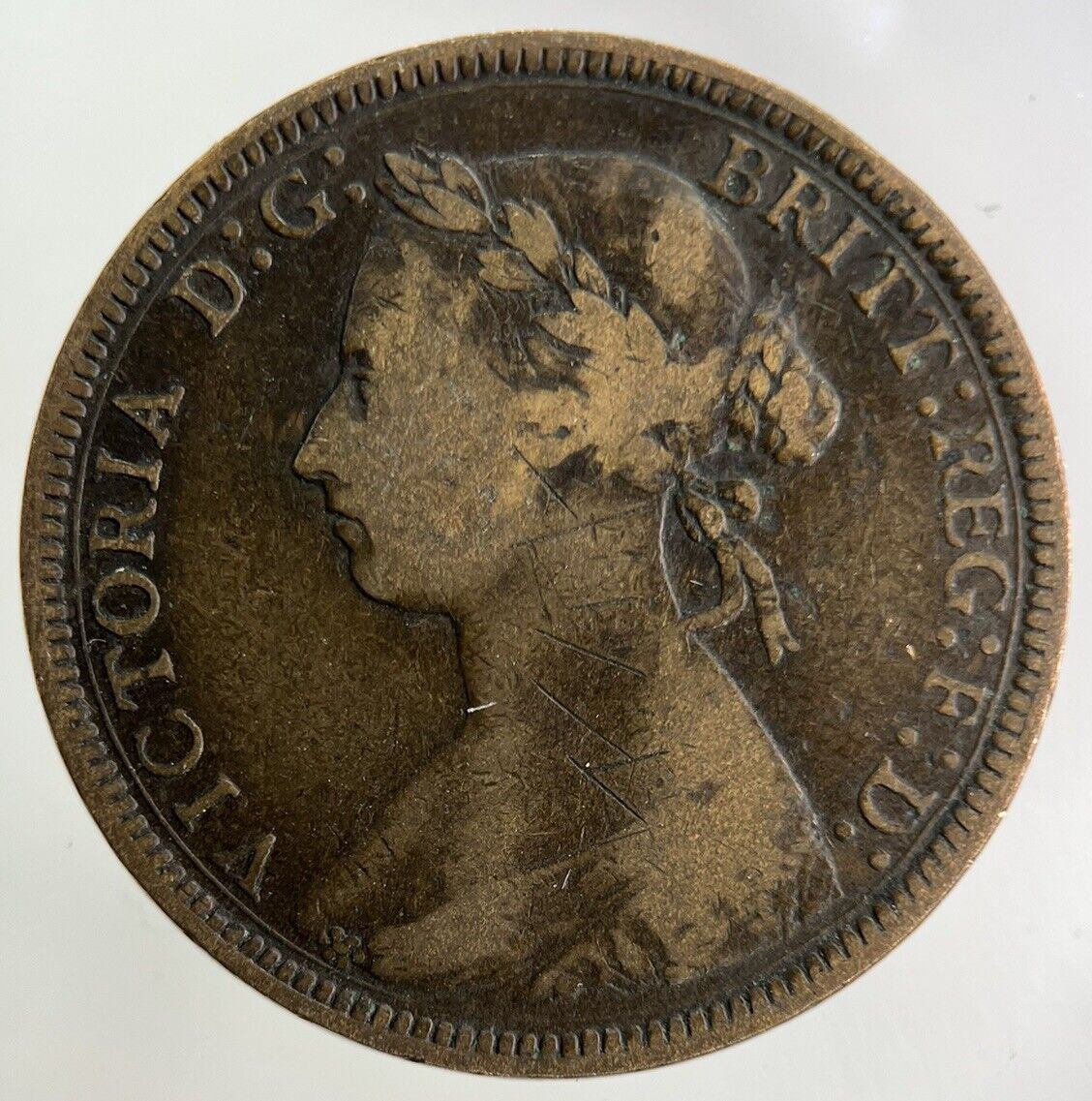 1886 Victoria Half - Penny Coin | Fine Collectable Grade