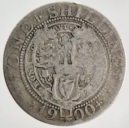 1900 Victoria Silver Shilling Coin | Collectable Grade