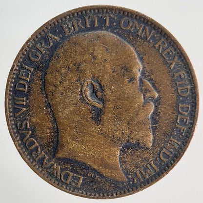 1909 Edward VII Farthing Coin | Collectable Grade | a1941