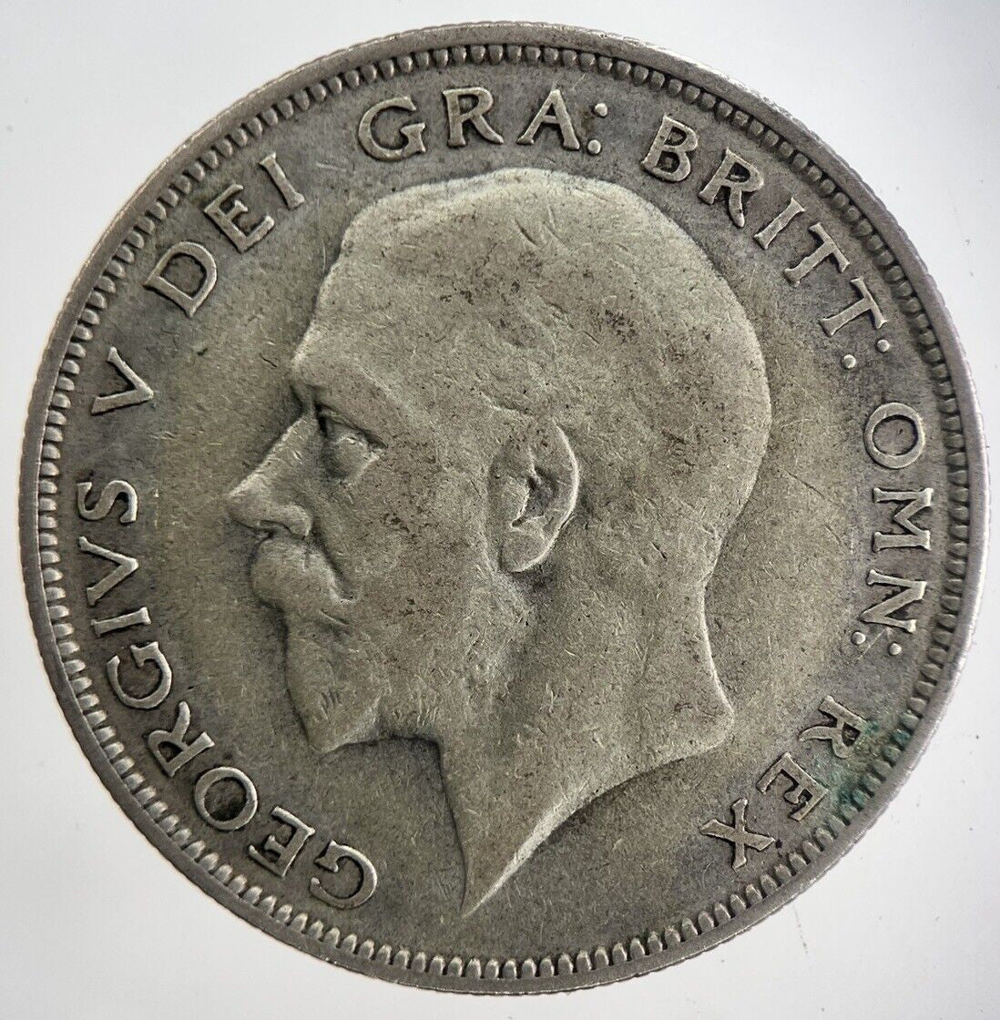 1928 George V Half - Crown Silver Coin | Fine Collectable Grade