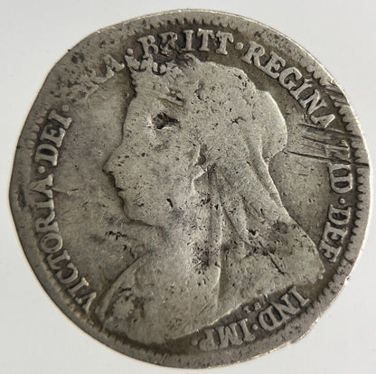 1896 Victoria Threepence Silver Coin | Collectable Grade